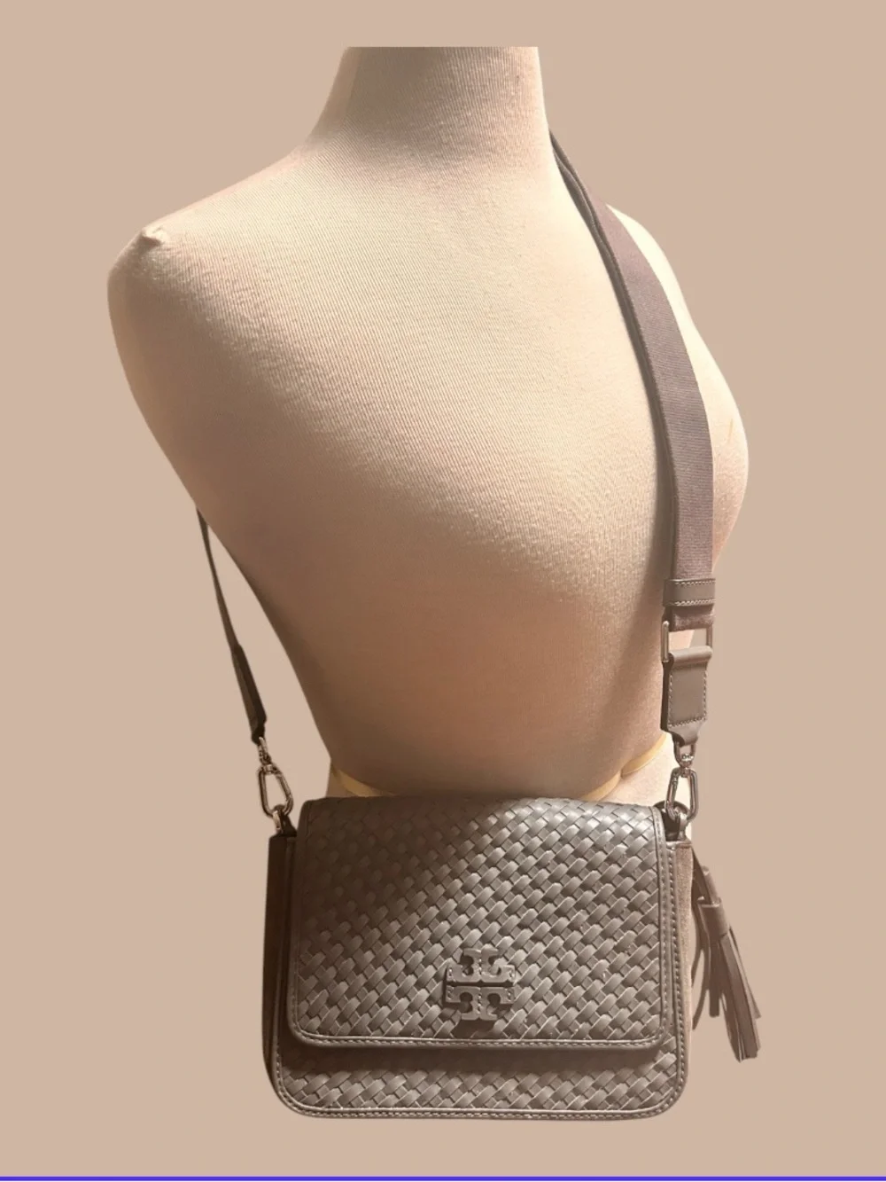 Tory Burch sleek taupe